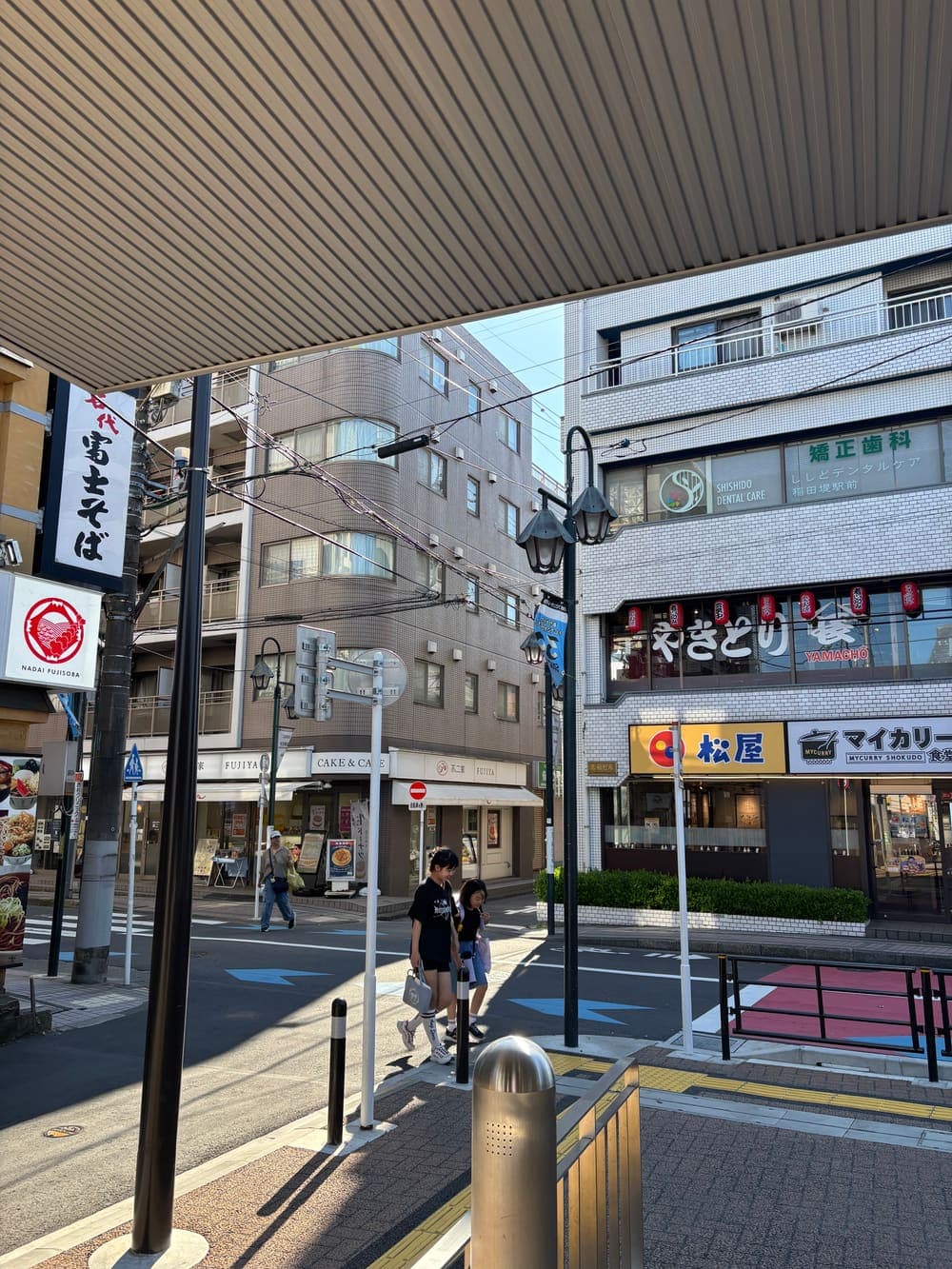 JR稲田堤駅からの道順 2