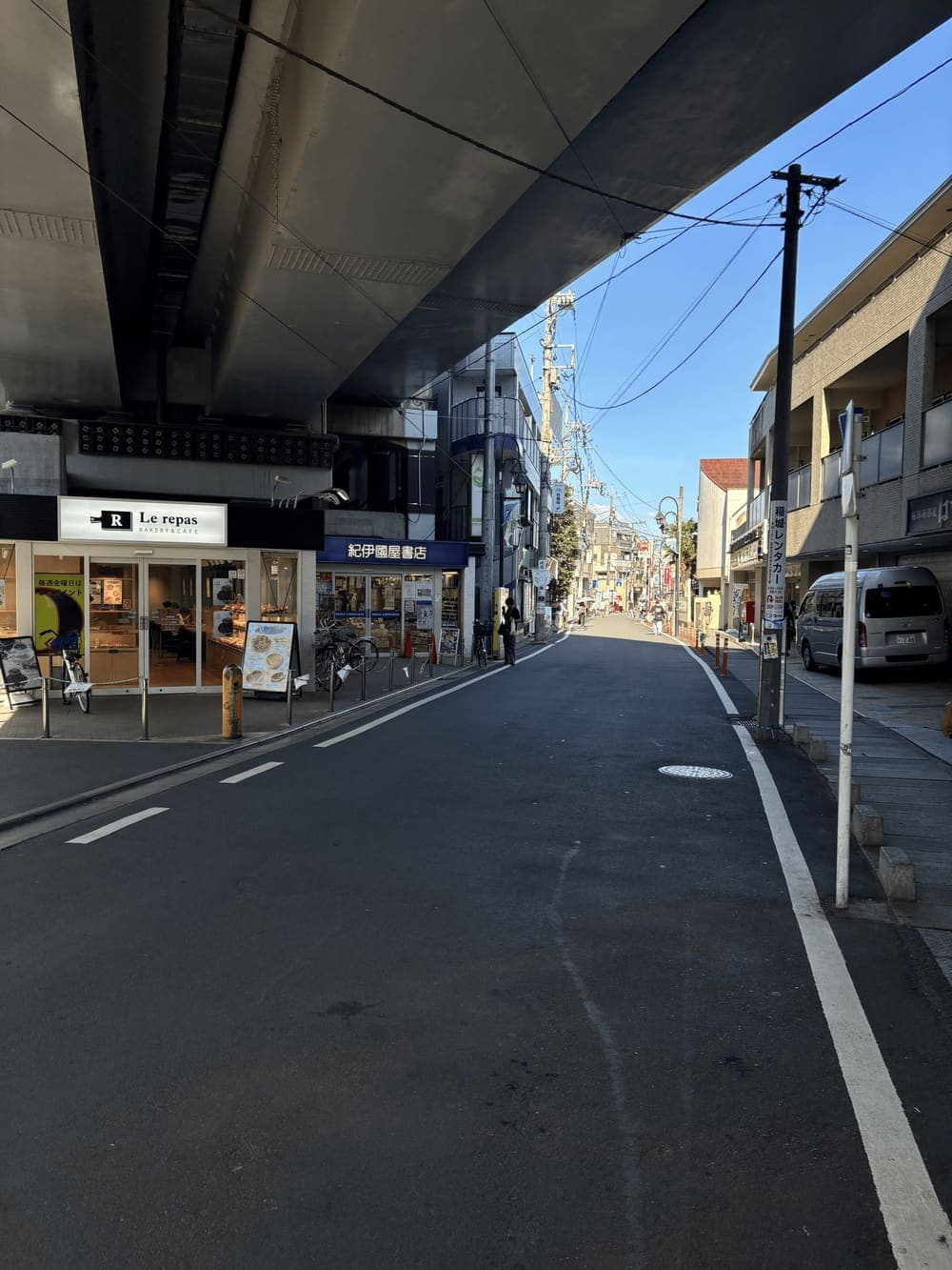 京王稲田堤駅からの道順 2