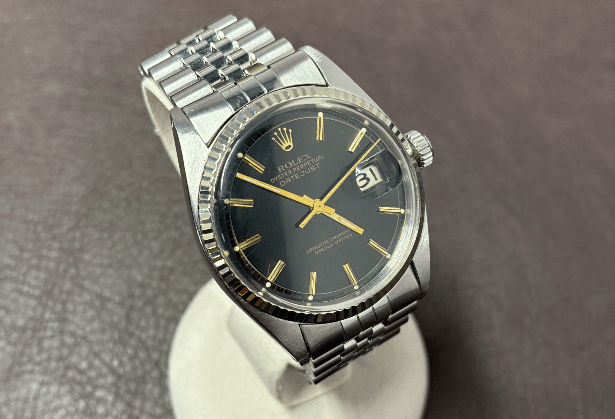 【買取実績】ロレックス Ref.1601 ブラックミラー