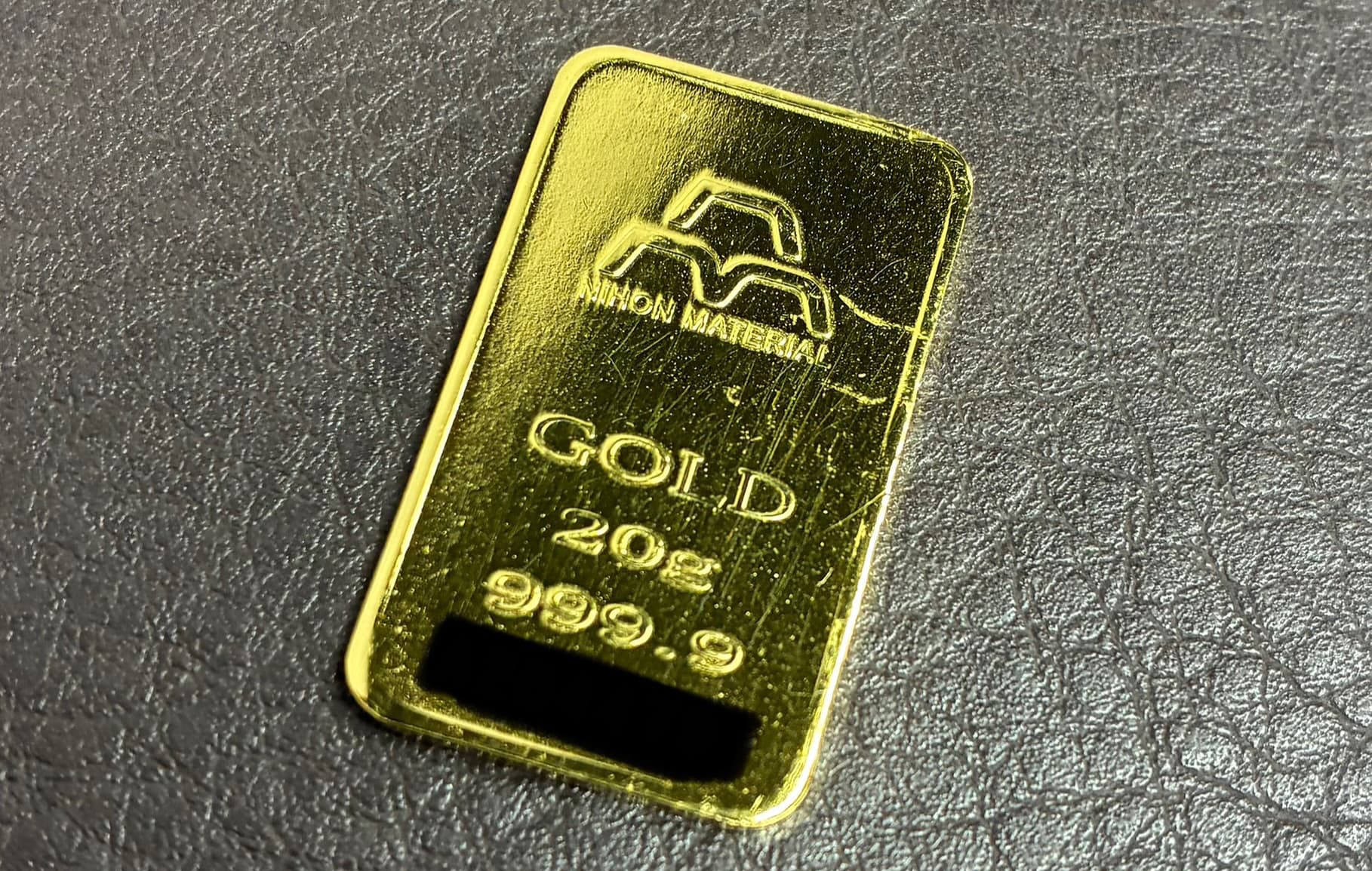 【買取実績】金999.9インゴットをお買取りいたしました。