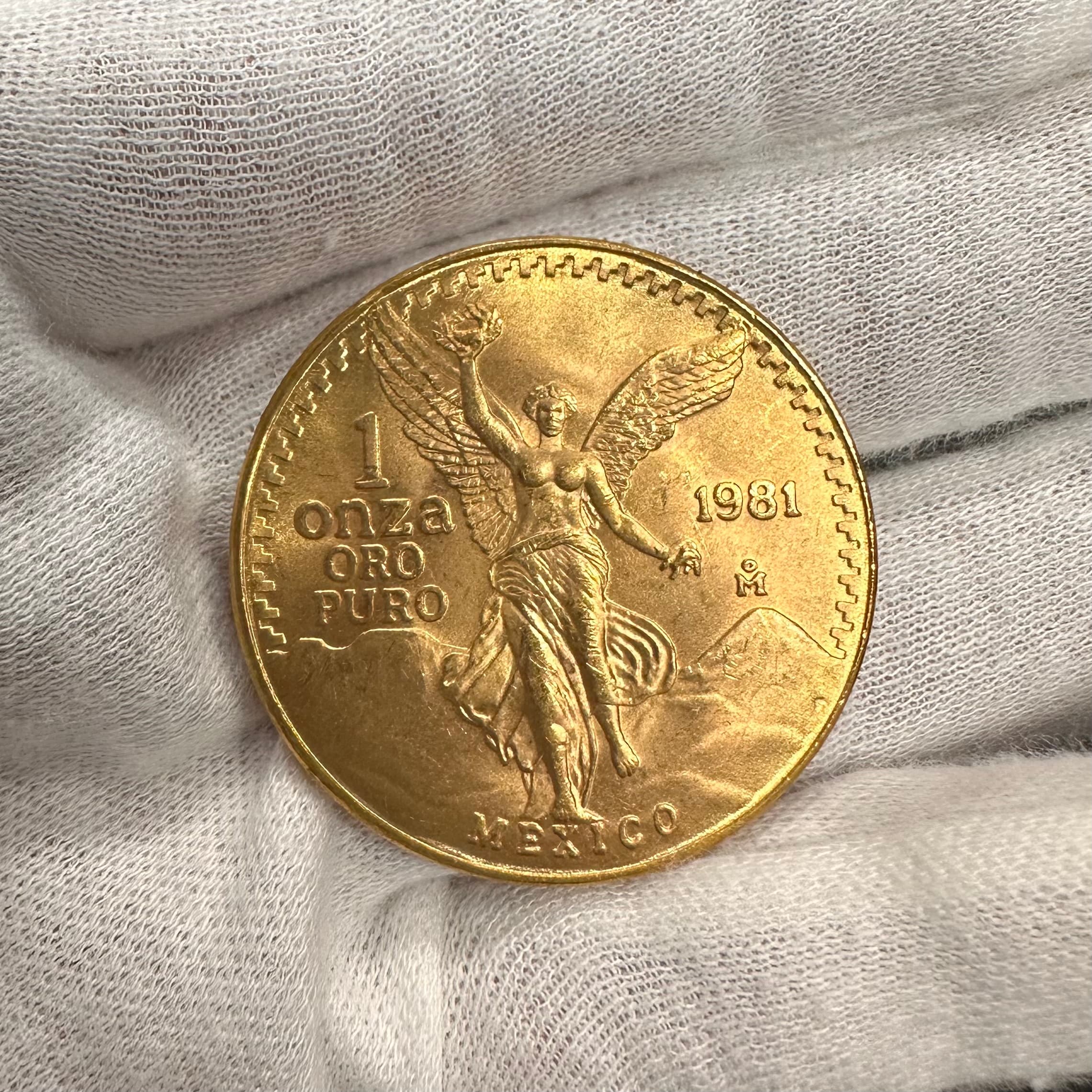 【買取実績】メキシコ リベルタ―ド金貨 1981年製