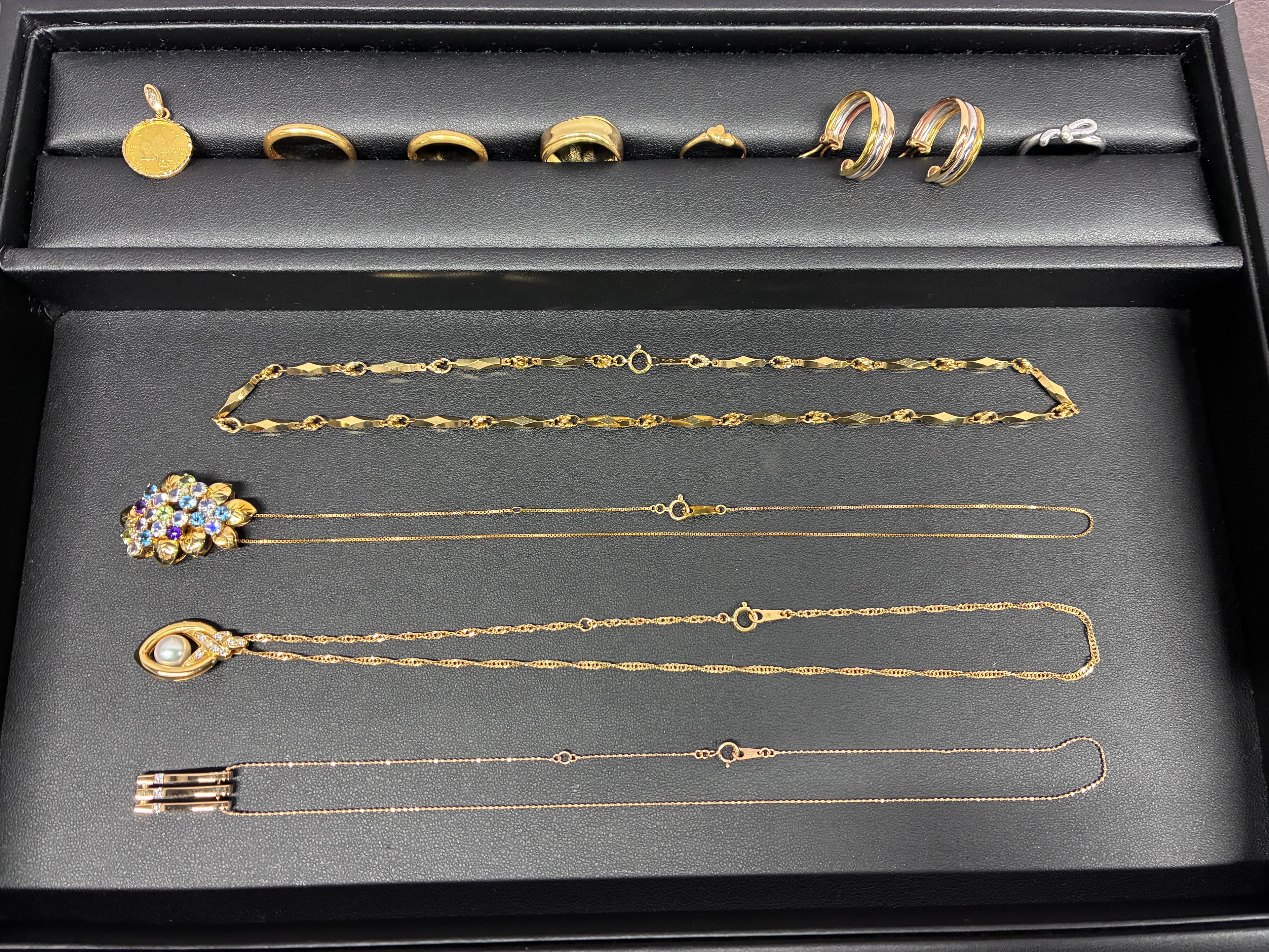 【買取実績】金、プラチナジュエリーをお買い取りしました。
