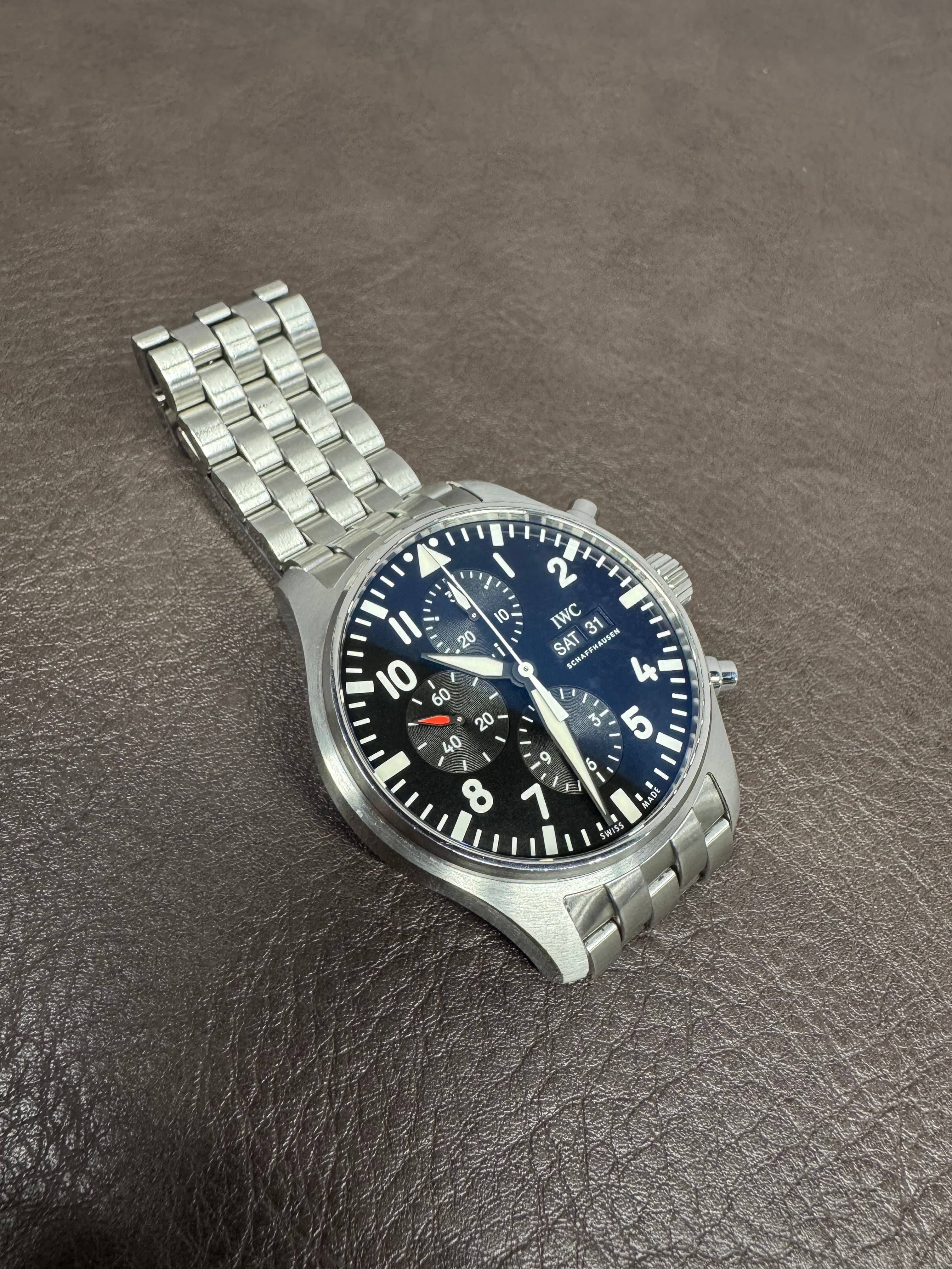 IWC パイロットウォッチクロノグラフをお買取りさせていただきました。