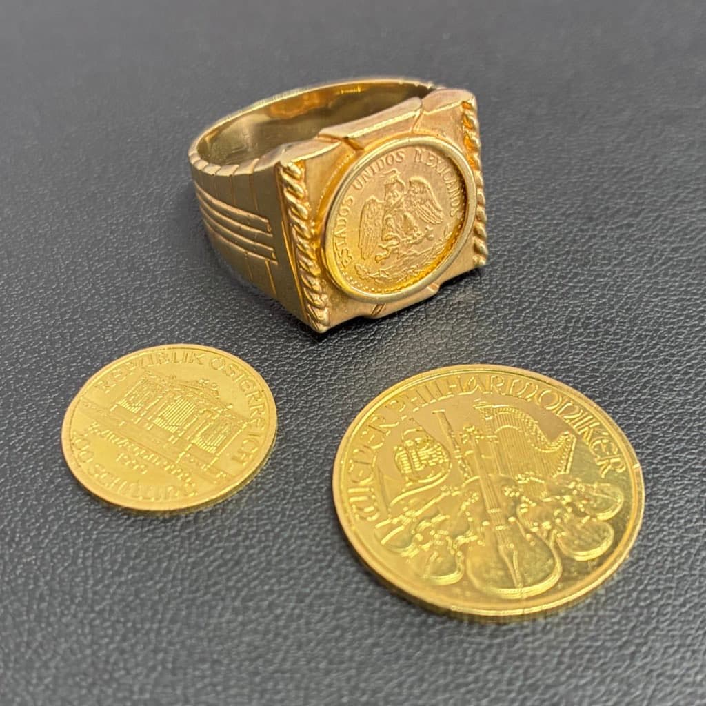 【買取実績】ウィーン金貨ハーモニー・メキシコ2ペソ金貨