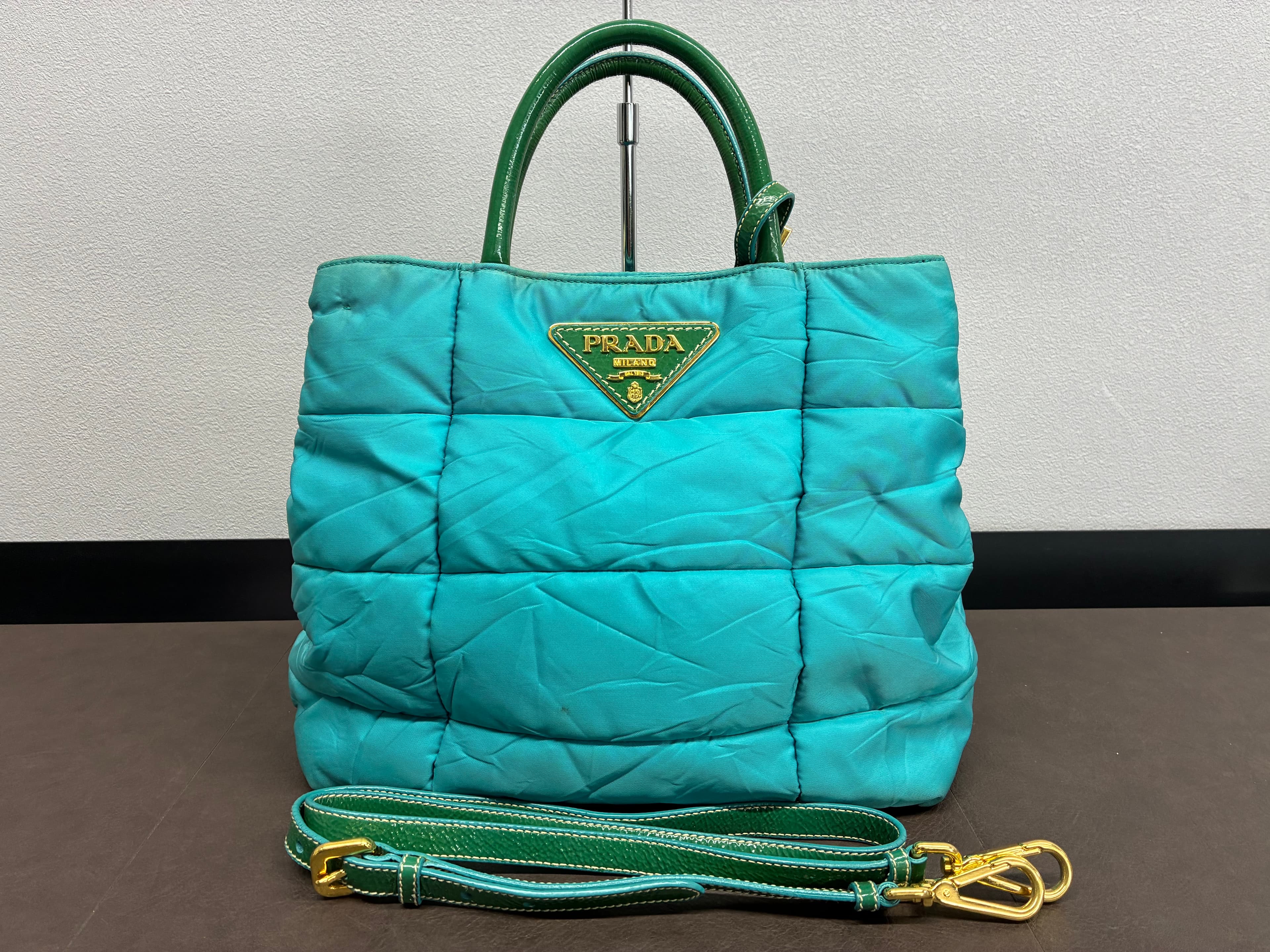👜買取実績👜【PRADA/プラダ ボンバー 2WAYハンドバッグ】